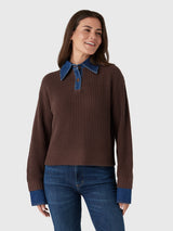 Le Jean Women's Harvey Sweater - Saint Bernard