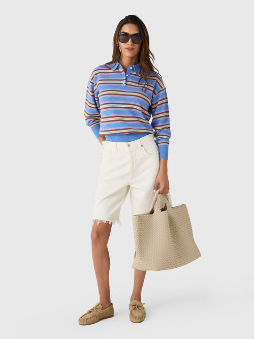 Guest In Residence Women's Collegiate Stripe Polo