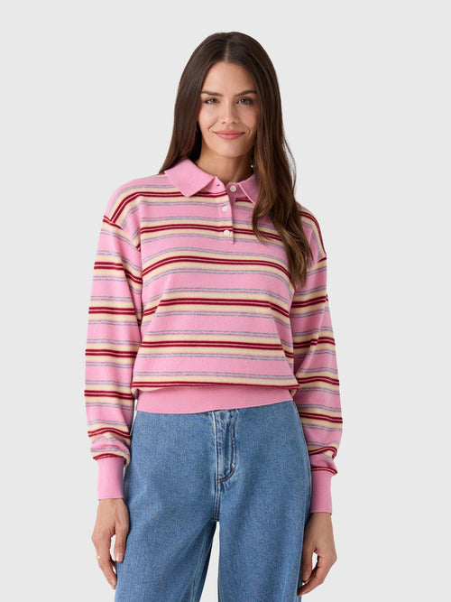Guest In Residence Women's Collegiate Stripe Polo