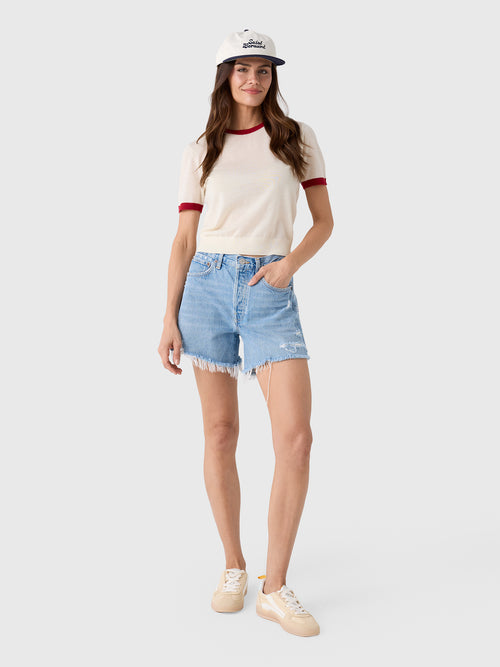 Guest In Residence Women's Airy Ringer Tee