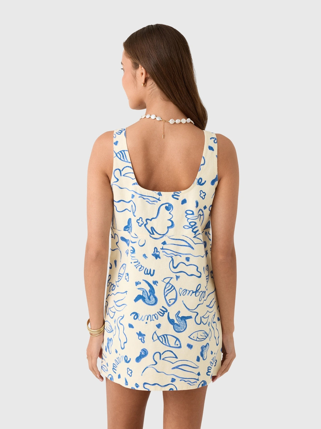 Simon Miller Women's Sahara Denim Dress - Saint Bernard