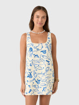 Simon Miller Women's Sahara Denim Dress - Saint Bernard