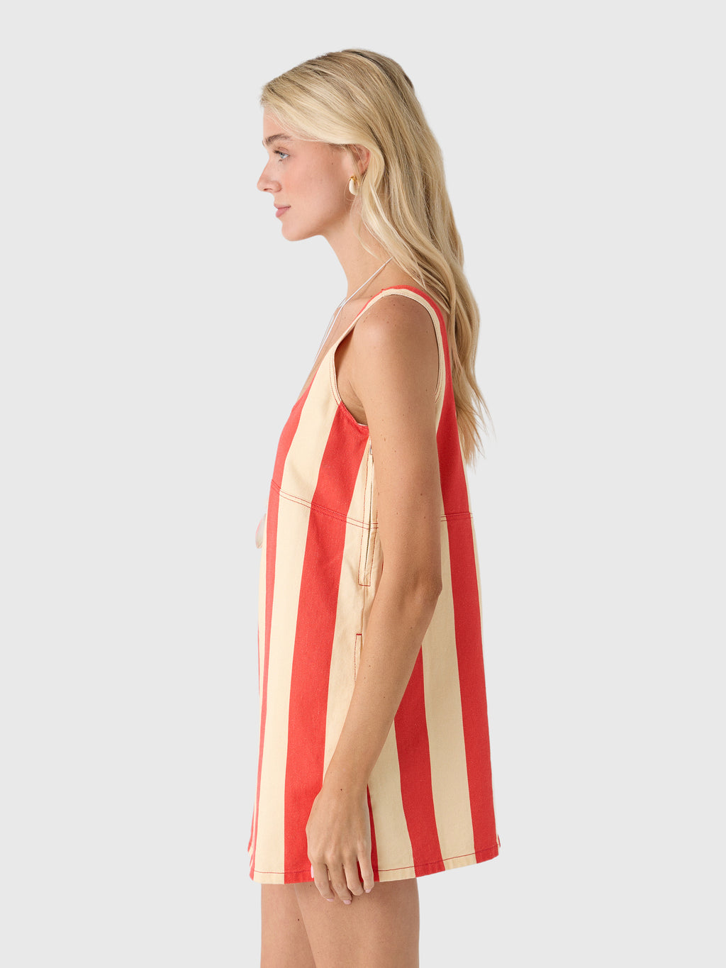 Simon Miller Women's Sahara Striped Denim Dress - Saint Bernard