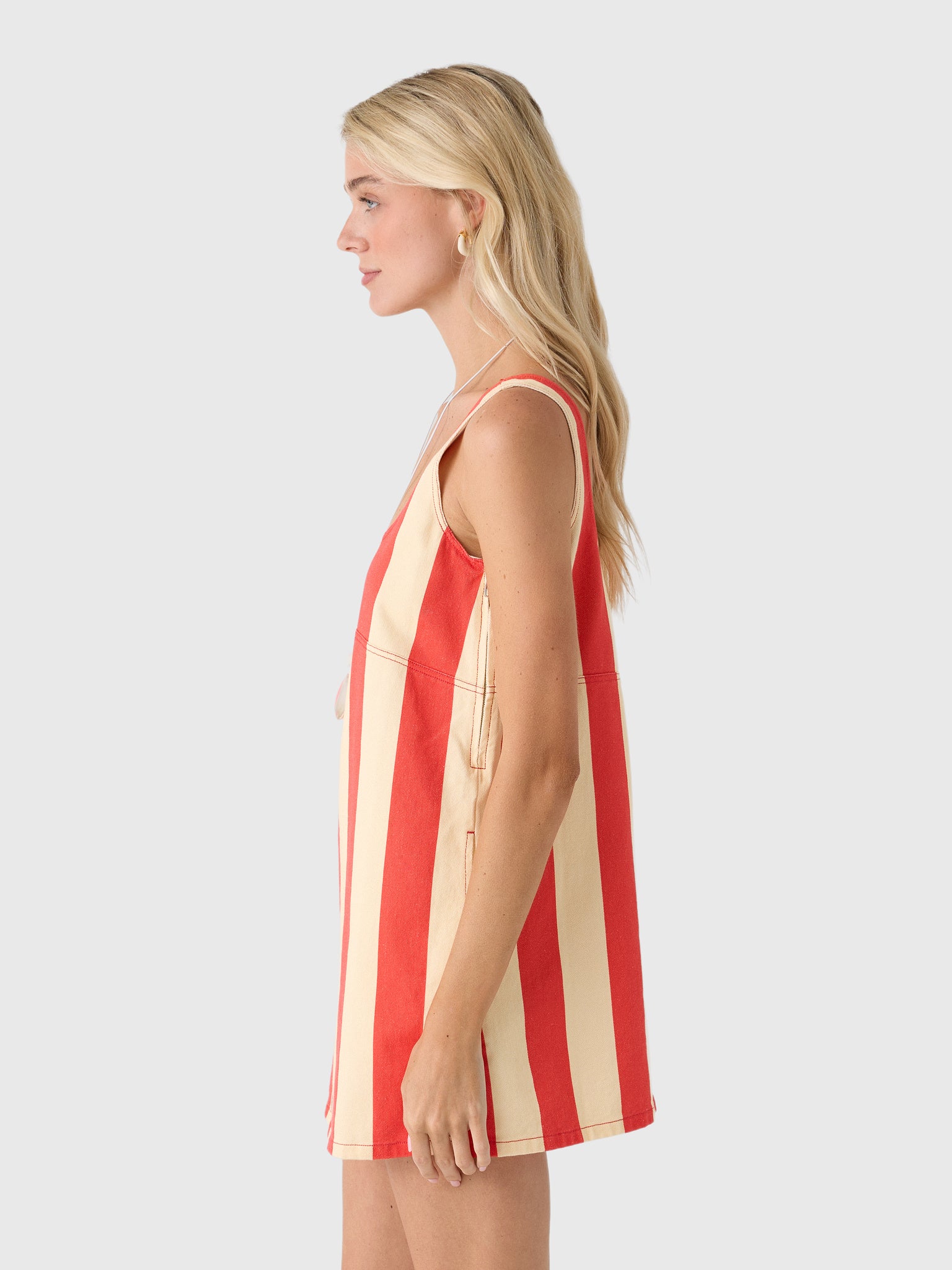 Simon Miller Women's Sahara Striped Denim Dress - Saint Bernard