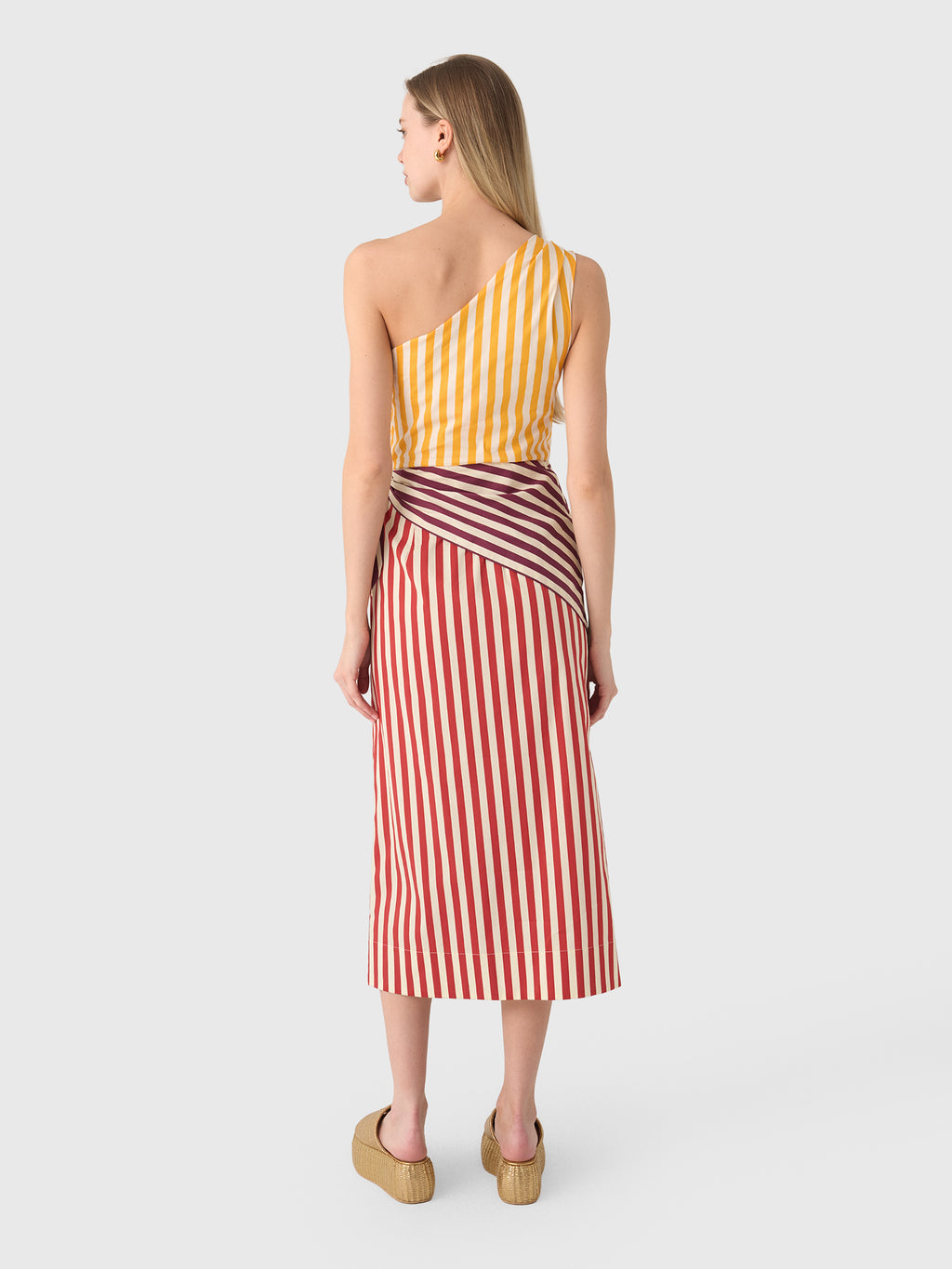 Simon Miller Women's Belem Poplin Midi Dress - Saint Bernard