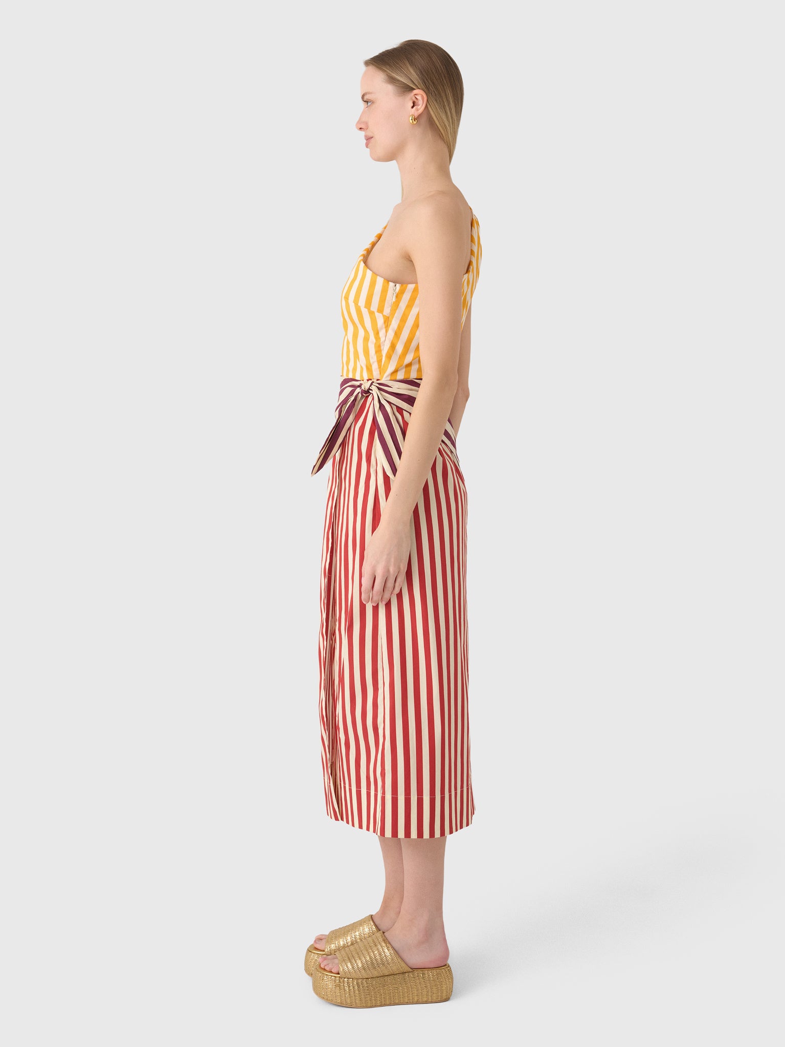 Simon Miller Women's Belem Poplin Midi Dress - Saint Bernard