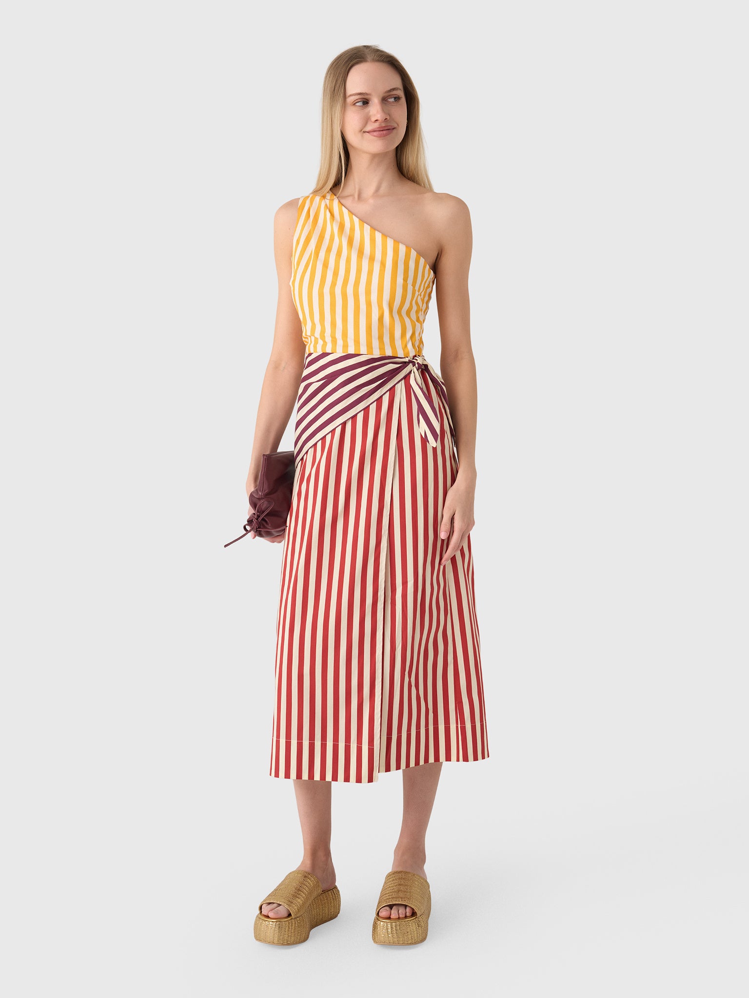 Simon Miller Women's Belem Poplin Midi Dress - Saint Bernard