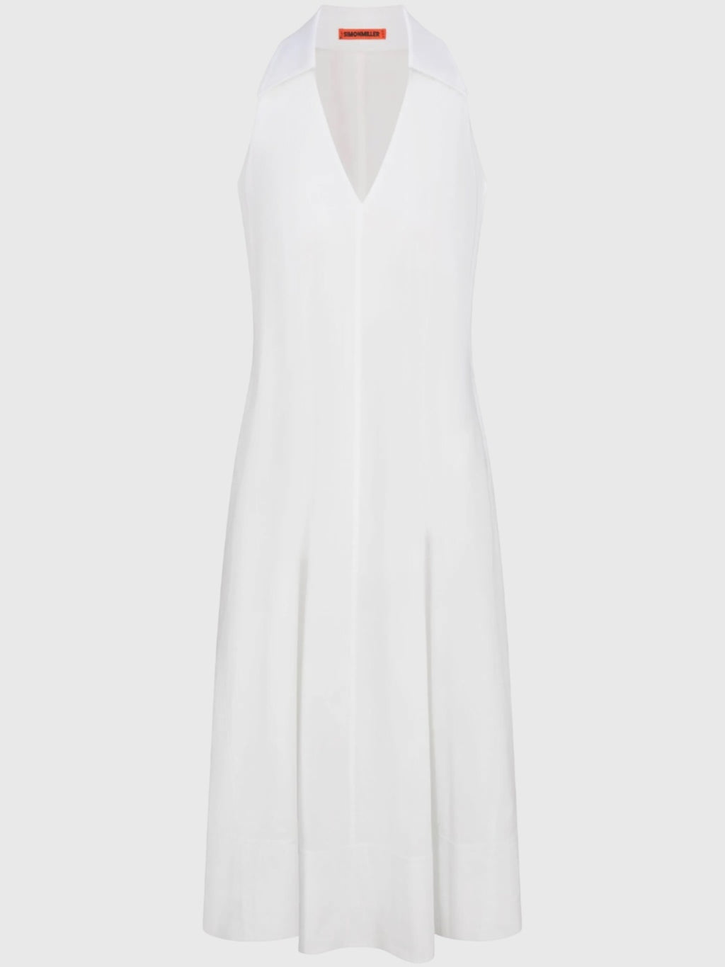 Simon Miller Women's Nava Poplin Midi Dress - Saint Bernard