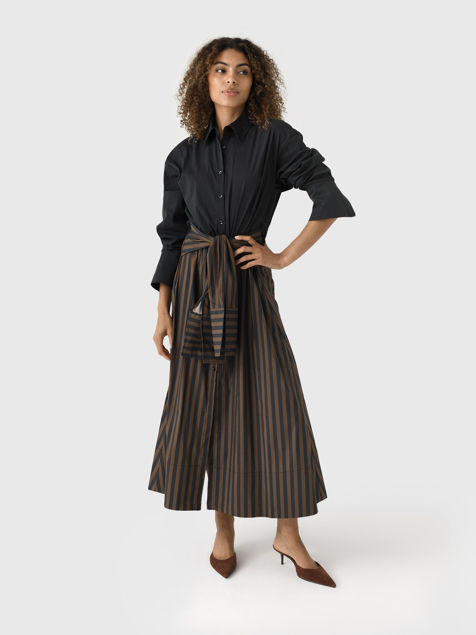 Simon Miller Women's Inna Poplin Maxi Dress - Saint Bernard