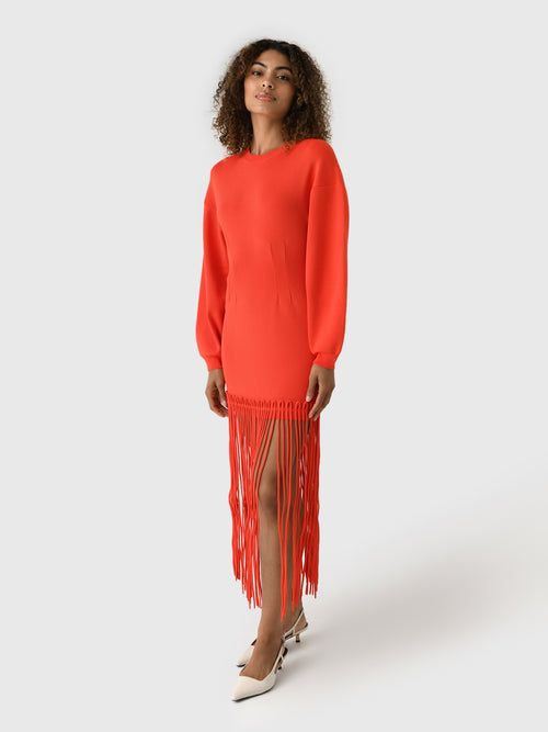 Simon Miller Women's Wallis Knit Fringe Dress