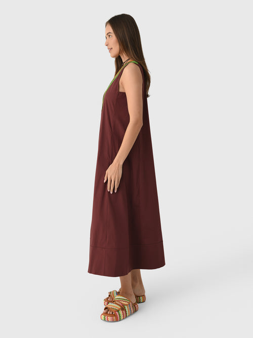 Simon Miller Women's Mar Crochet Poplin Dress