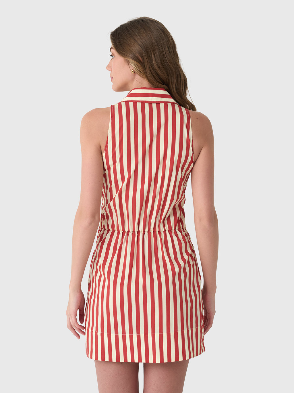 Simon Miller Women's Inna Sleeveless Poplin Mini Dress - Saint Bernard