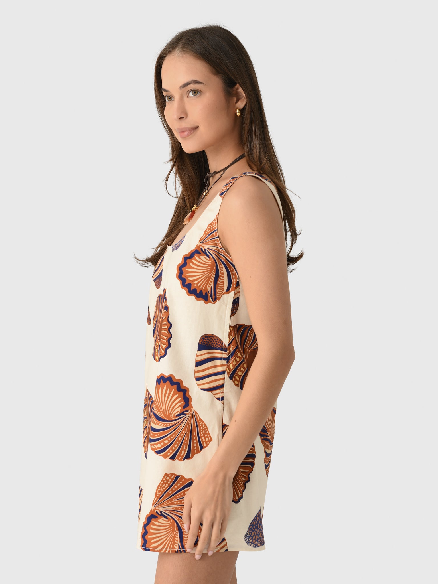sahara linen dresses SIMONMILLER Sahara Linen Mini Dress