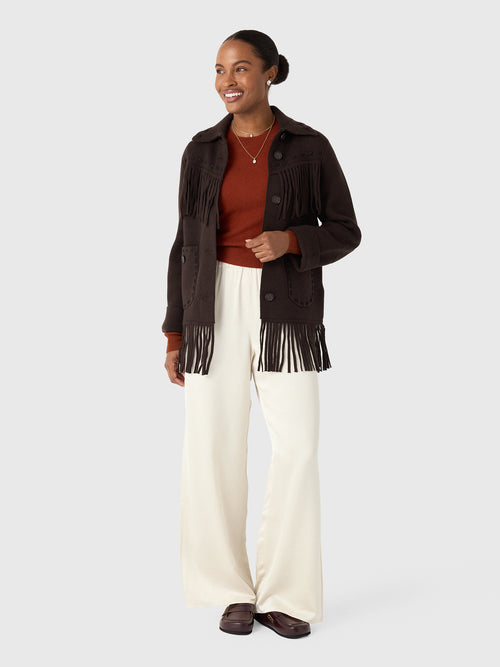 Guest In Residence Women's Western Fringe Jacket