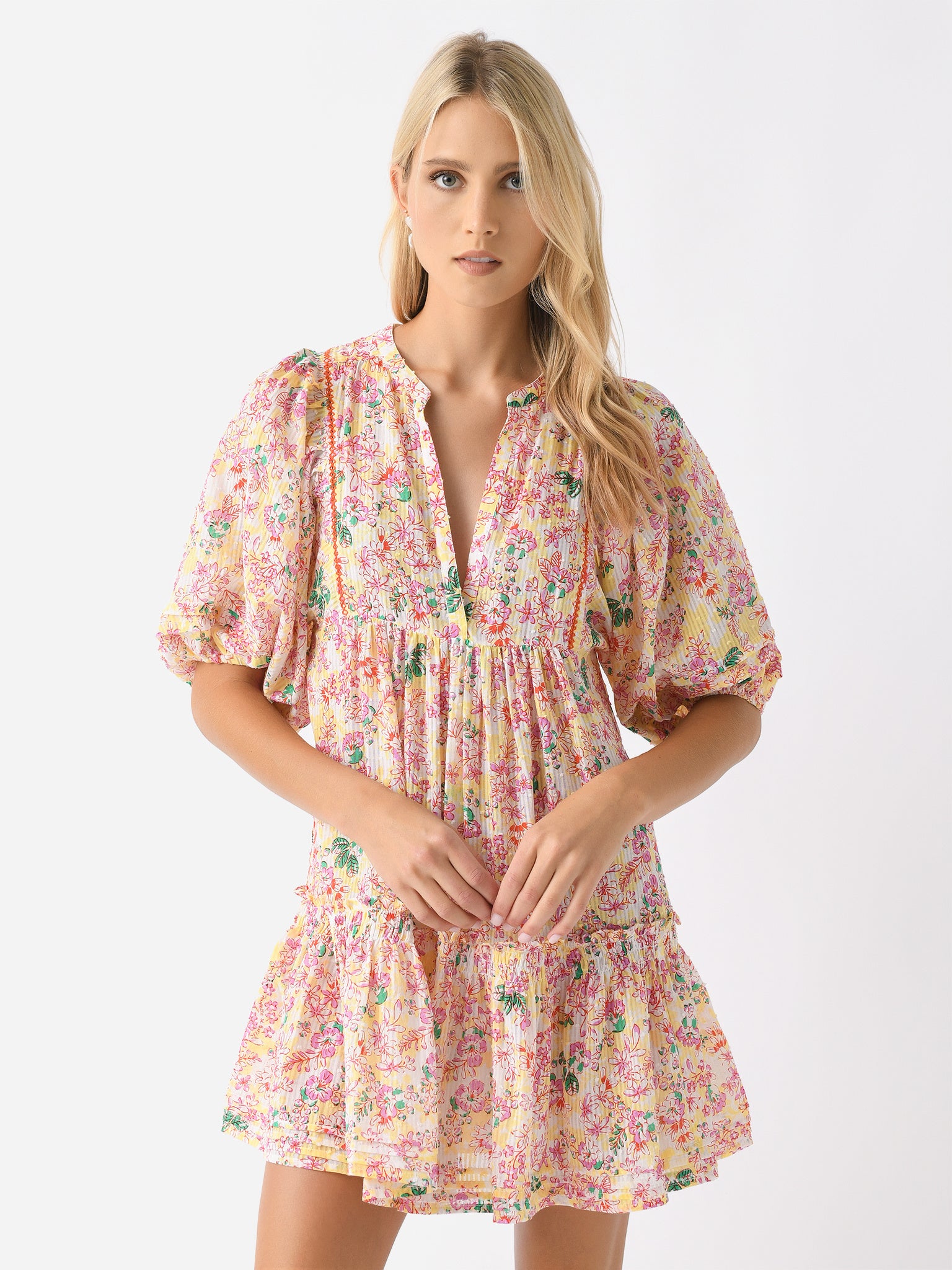 Poupette St Barth Women's Aria Mini Dress - Saint Bernard