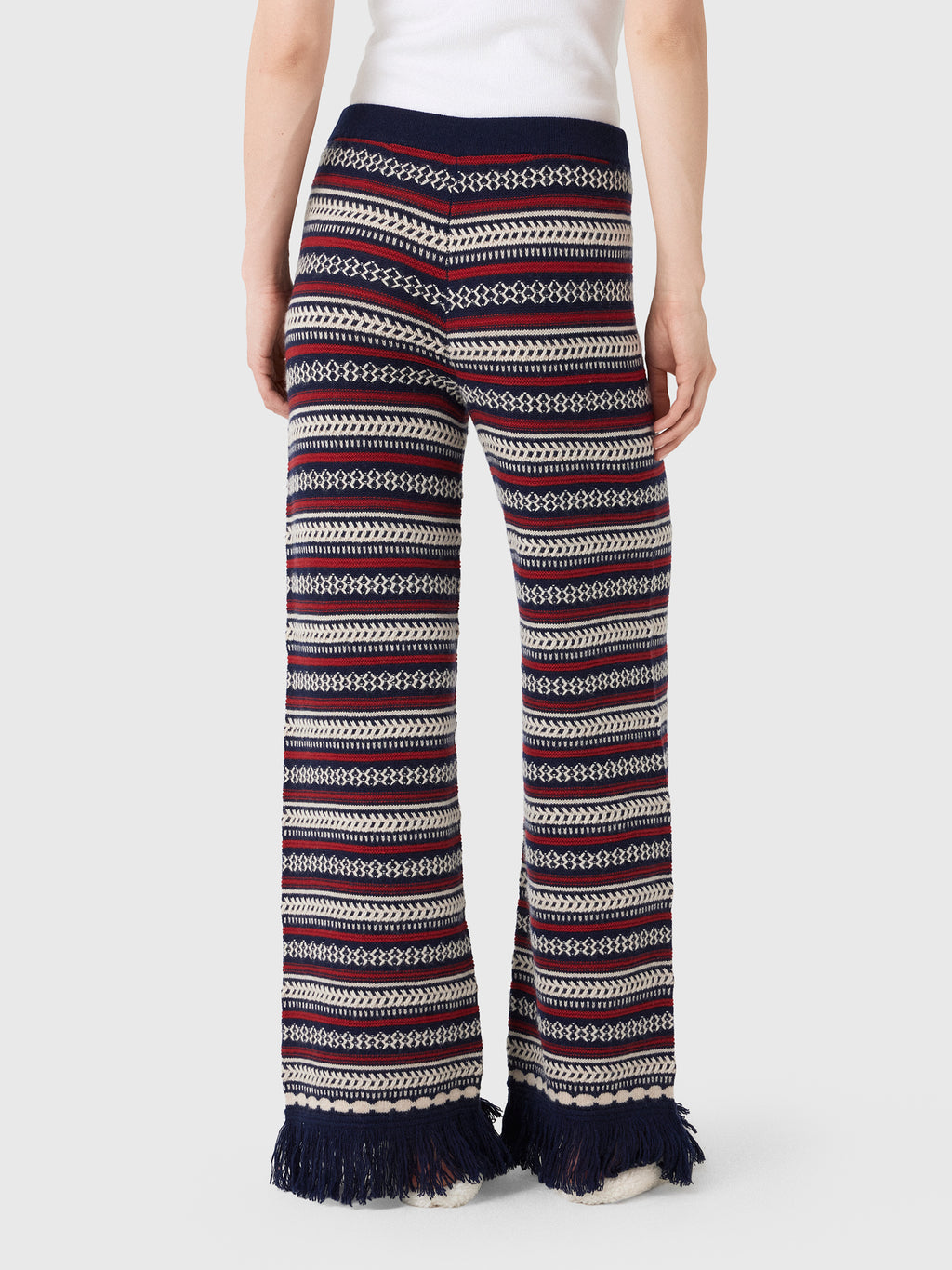Guest In Residence Women's Western Stripe Pant - Saint Bernard