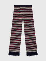 Guest In Residence Women's Western Stripe Pant - Saint Bernard