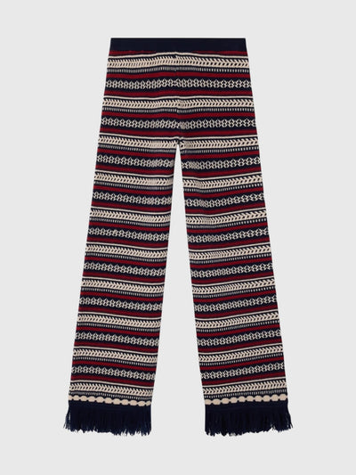 Guest In Residence Women's Western Stripe Pant - Saint Bernard