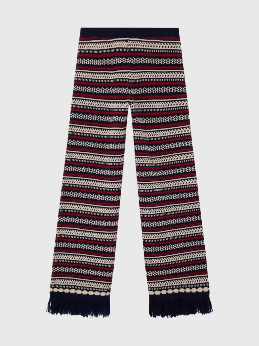 Guest In Residence Women's Western Stripe Pant - Saint Bernard