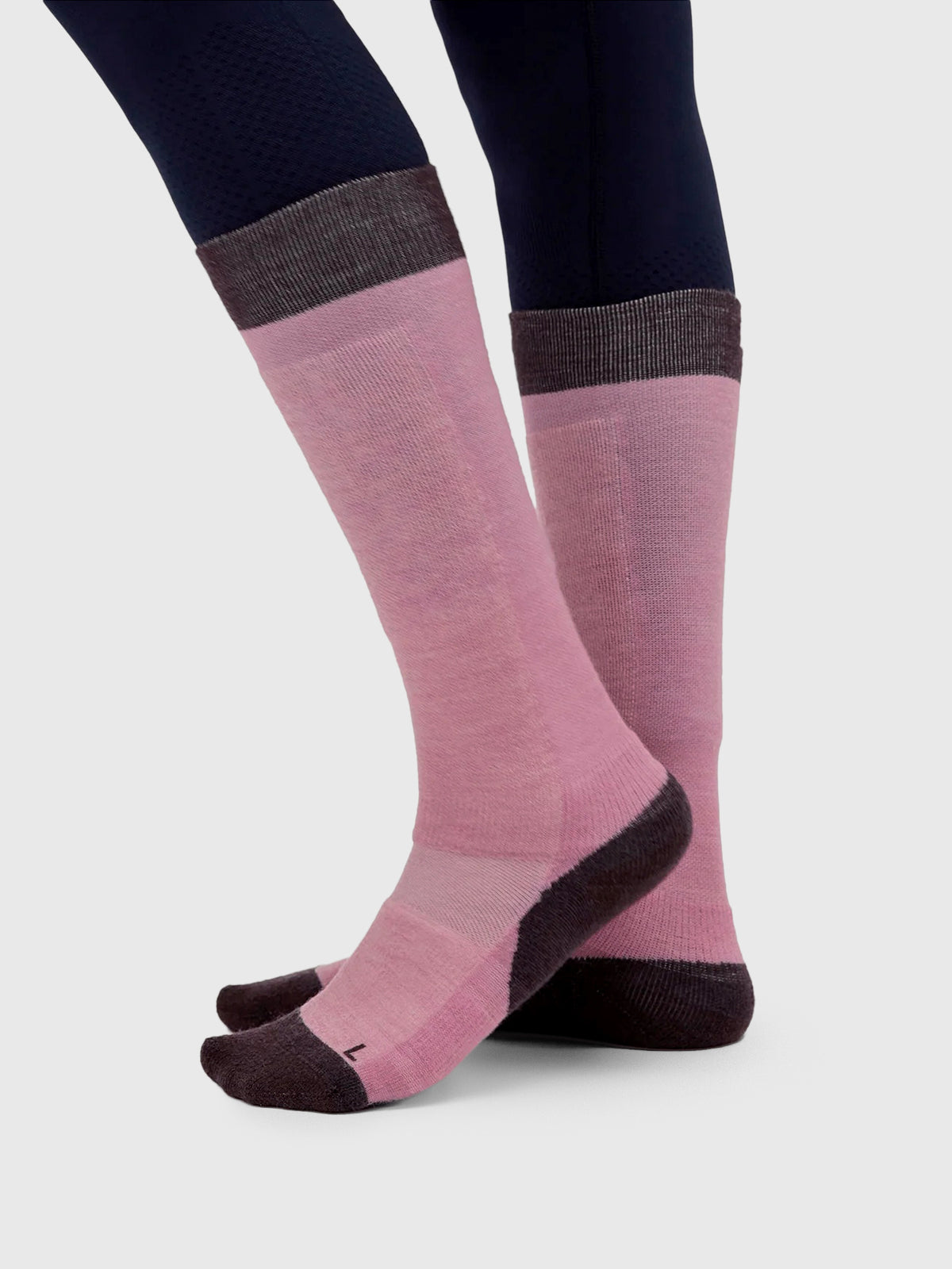 Halfdays Women's Light Cushion Ski Socks - Saint Bernard