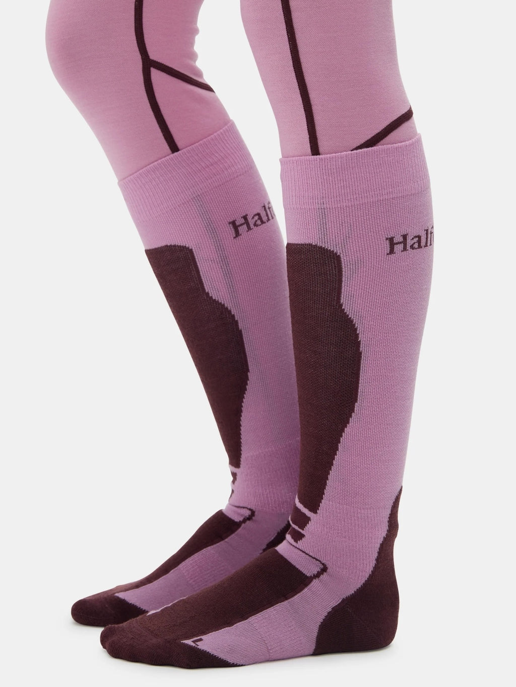 Halfdays Women's Light Cushion Ski Socks - Saint Bernard