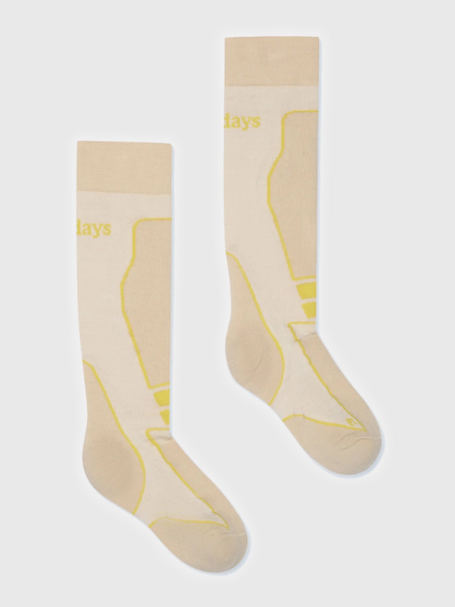 Halfdays Women's Light Cushion Ski Socks - Saint Bernard