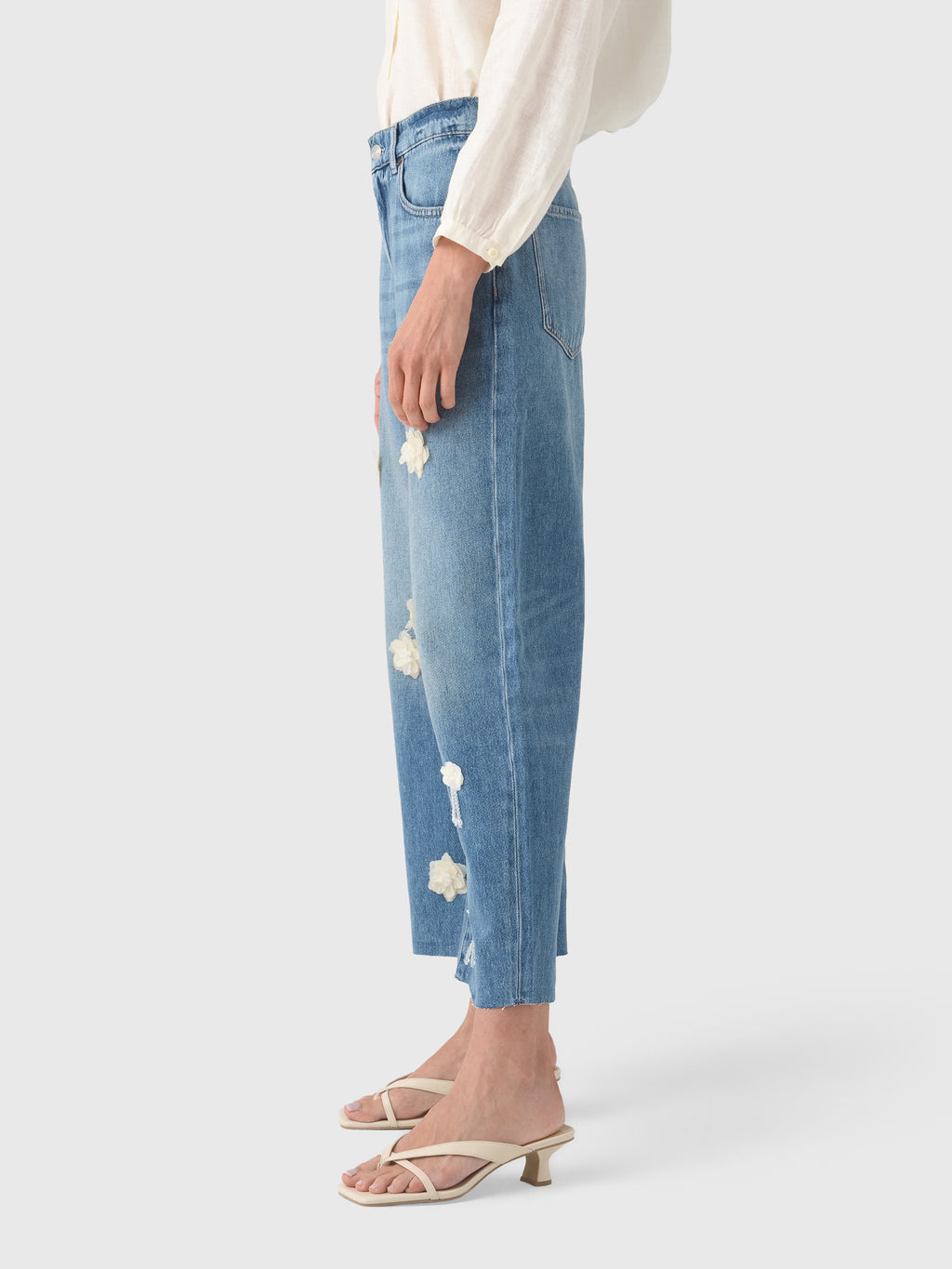 Le Jean Women's Nomad Ankle Jean - Saint Bernard