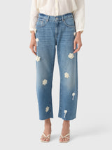 Le Jean Women's Nomad Ankle Jean - Saint Bernard