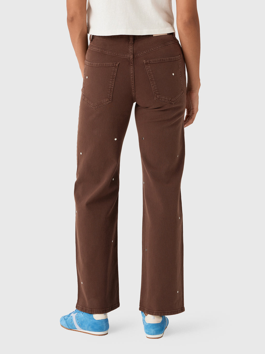 Le Jean Women's Studded Column Jean - Saint Bernard