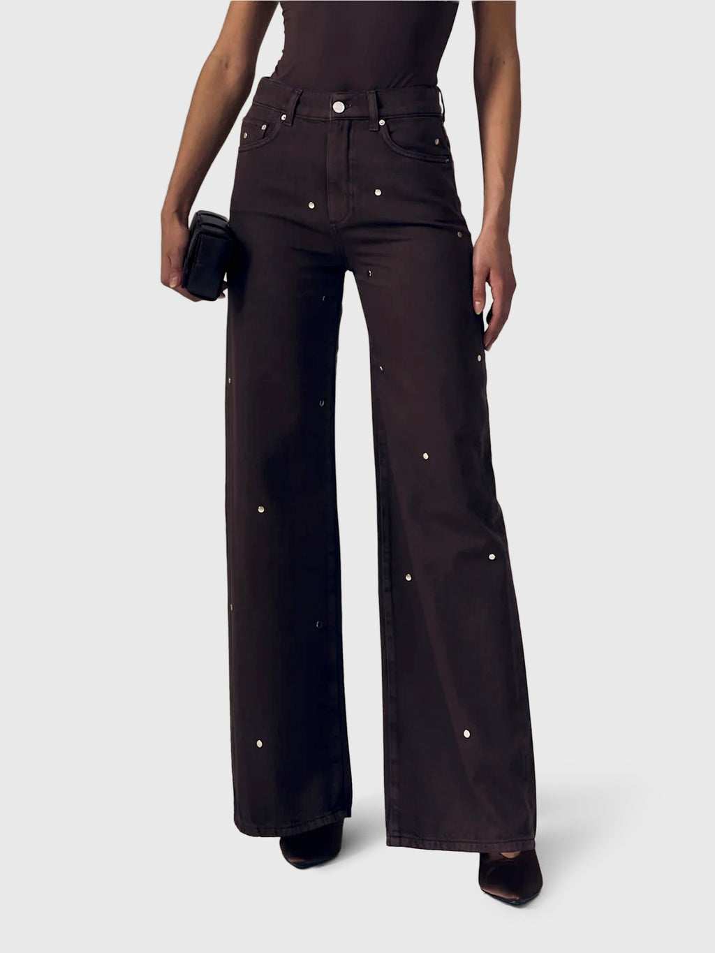 Le Jean Women's Studded Column Jean