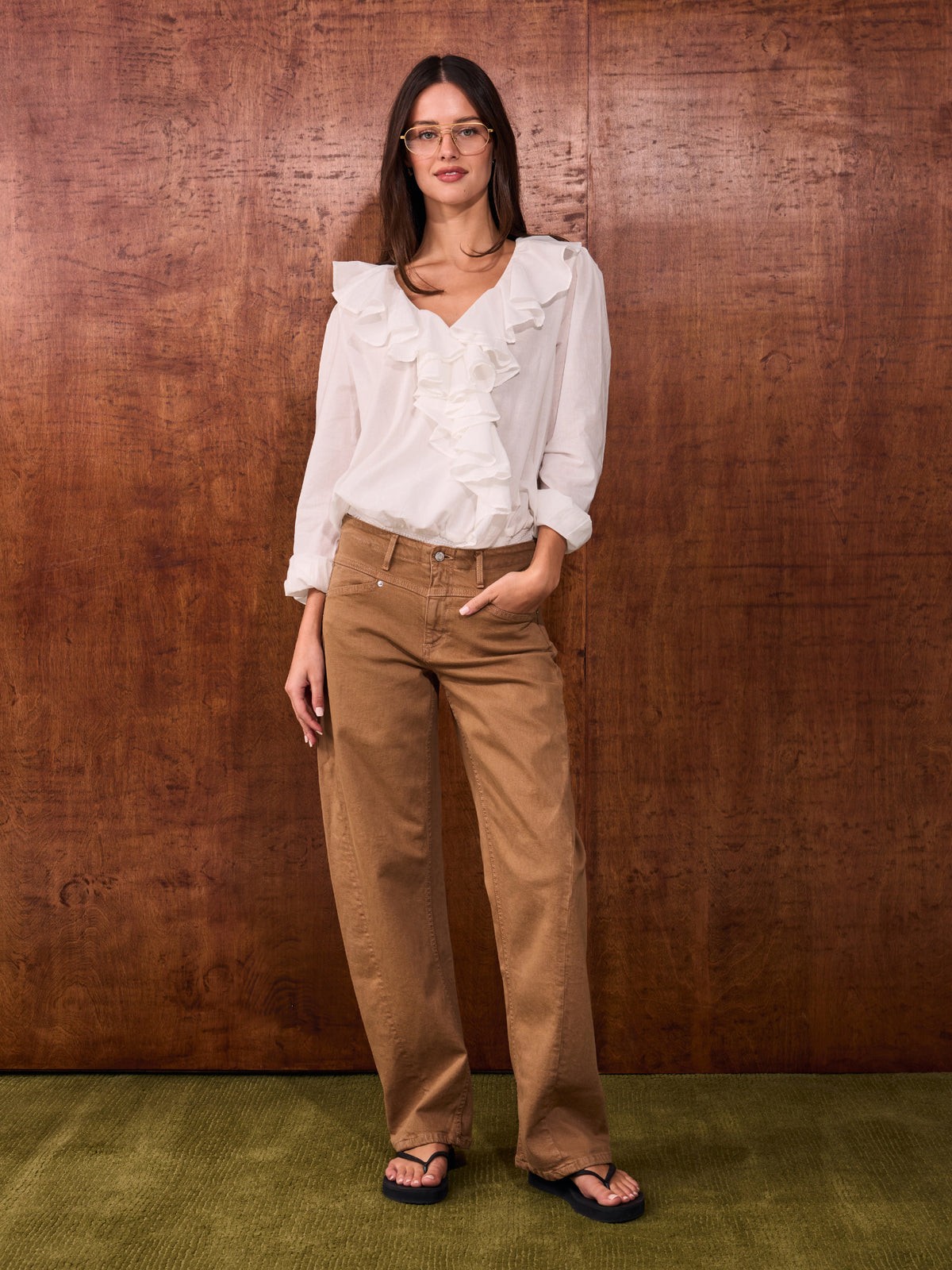 Le Jean Women's Selena Long Jean - Saint Bernard