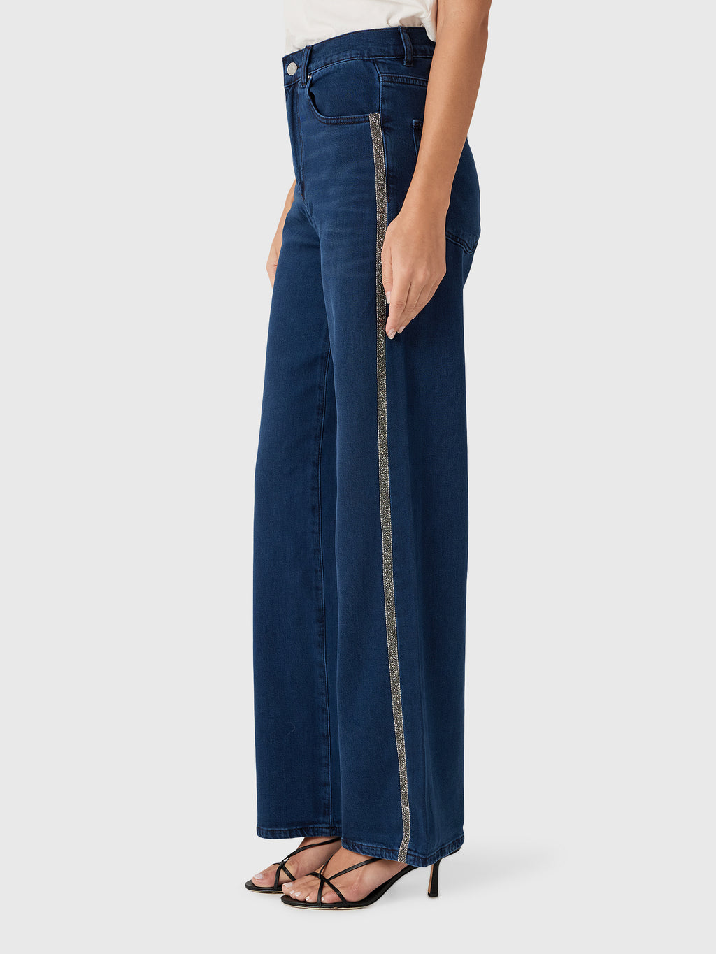 Le Jean Women's Beaded Column Jean - Saint Bernard