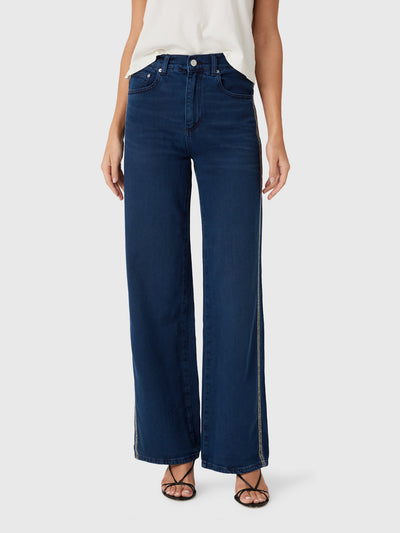 Le Jean Women's Beaded Column Jean - Saint Bernard