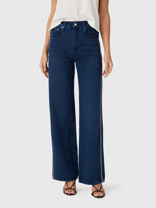 Le Jean Women's Beaded Column Jean - Saint Bernard