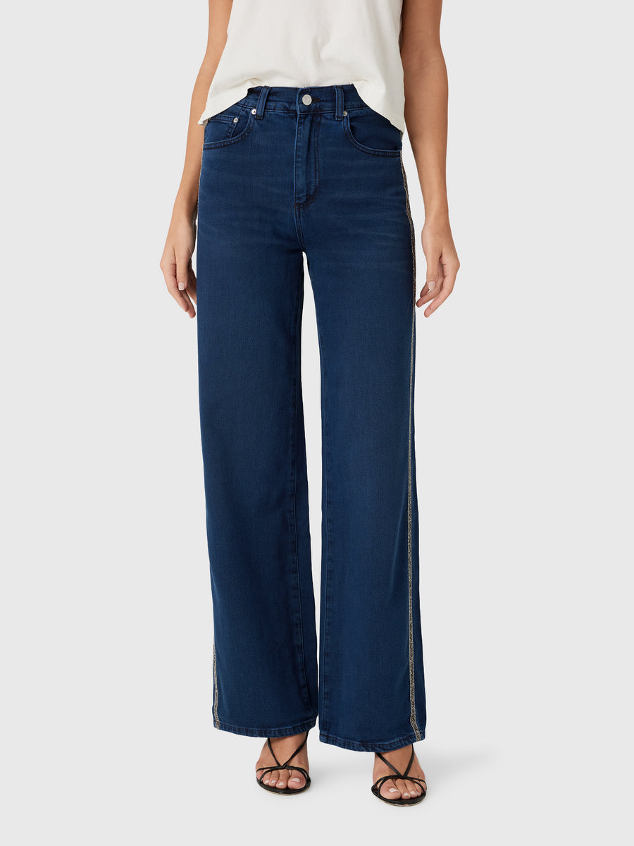 Le Jean Women's Beaded Column Jean - Saint Bernard