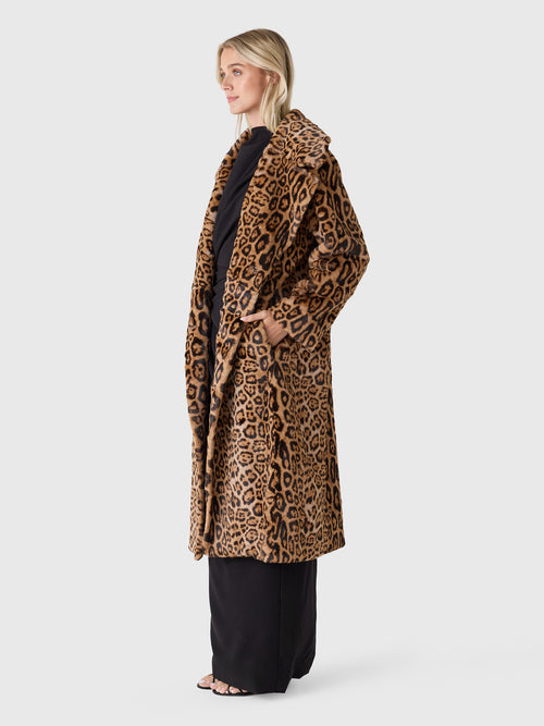 Simon Miller Women's Jetz Cheetah Coat - Saint Bernard