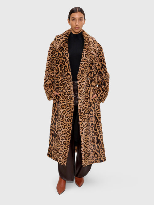 Simon Miller Women's Jetz Cheetah Coat - Saint Bernard