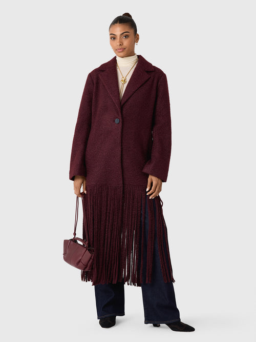 Simon Miller Women's Vero Fringe Coat