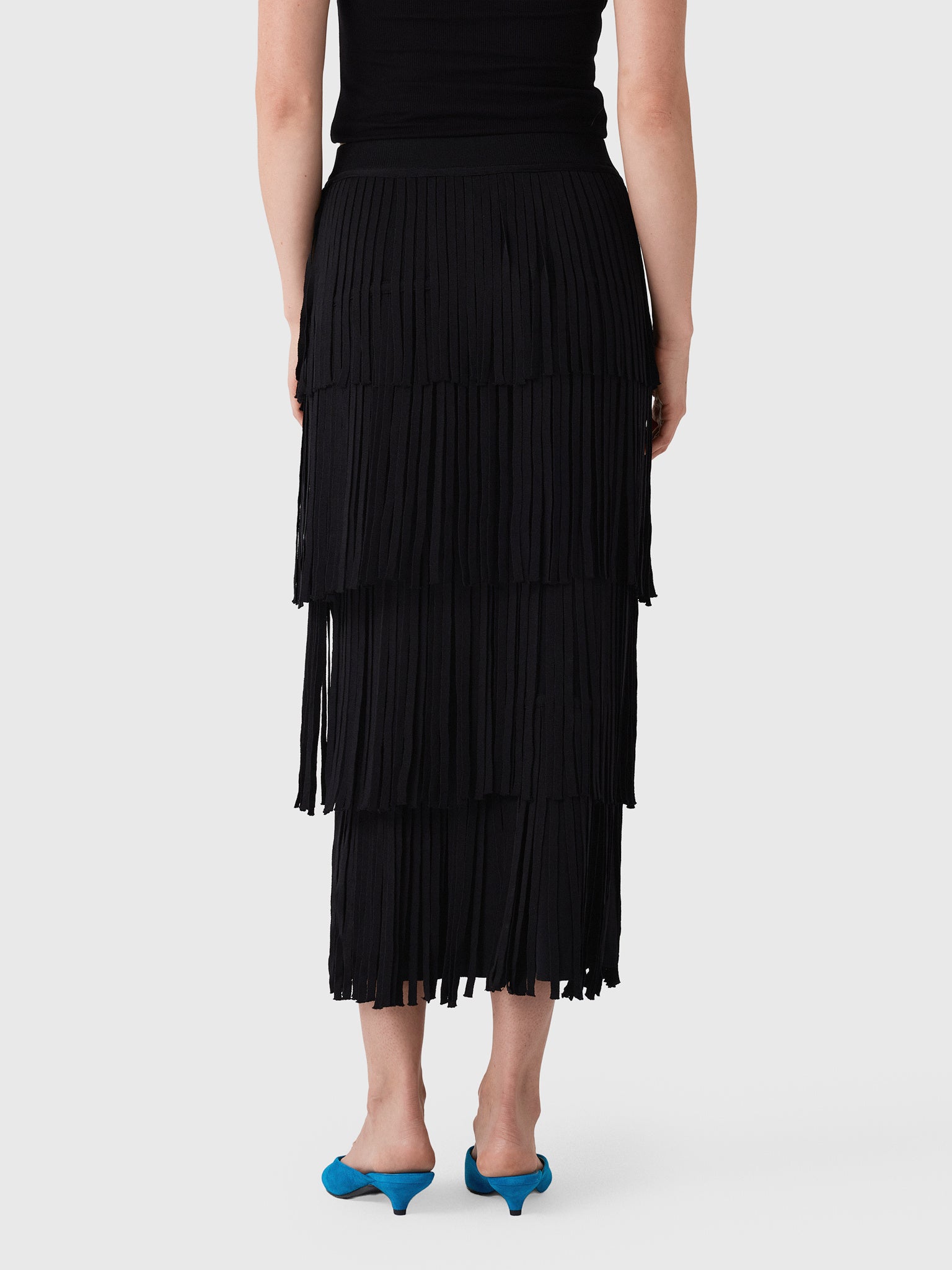 Simon Miller Women's Za Za Knit Fringe Skirt - Saint Bernard