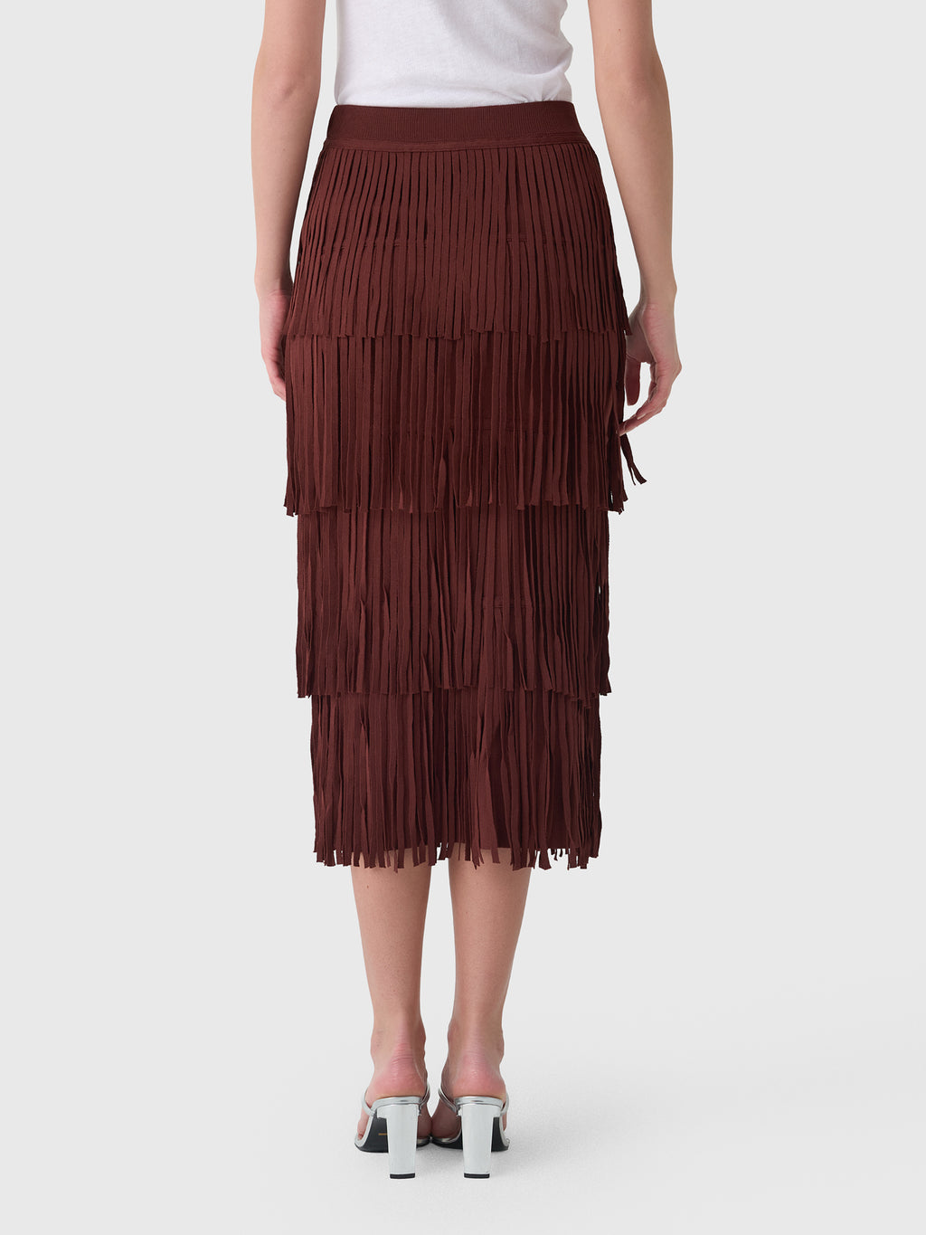 Simon Miller Women's Za Za Knit Fringe Skirt - Saint Bernard