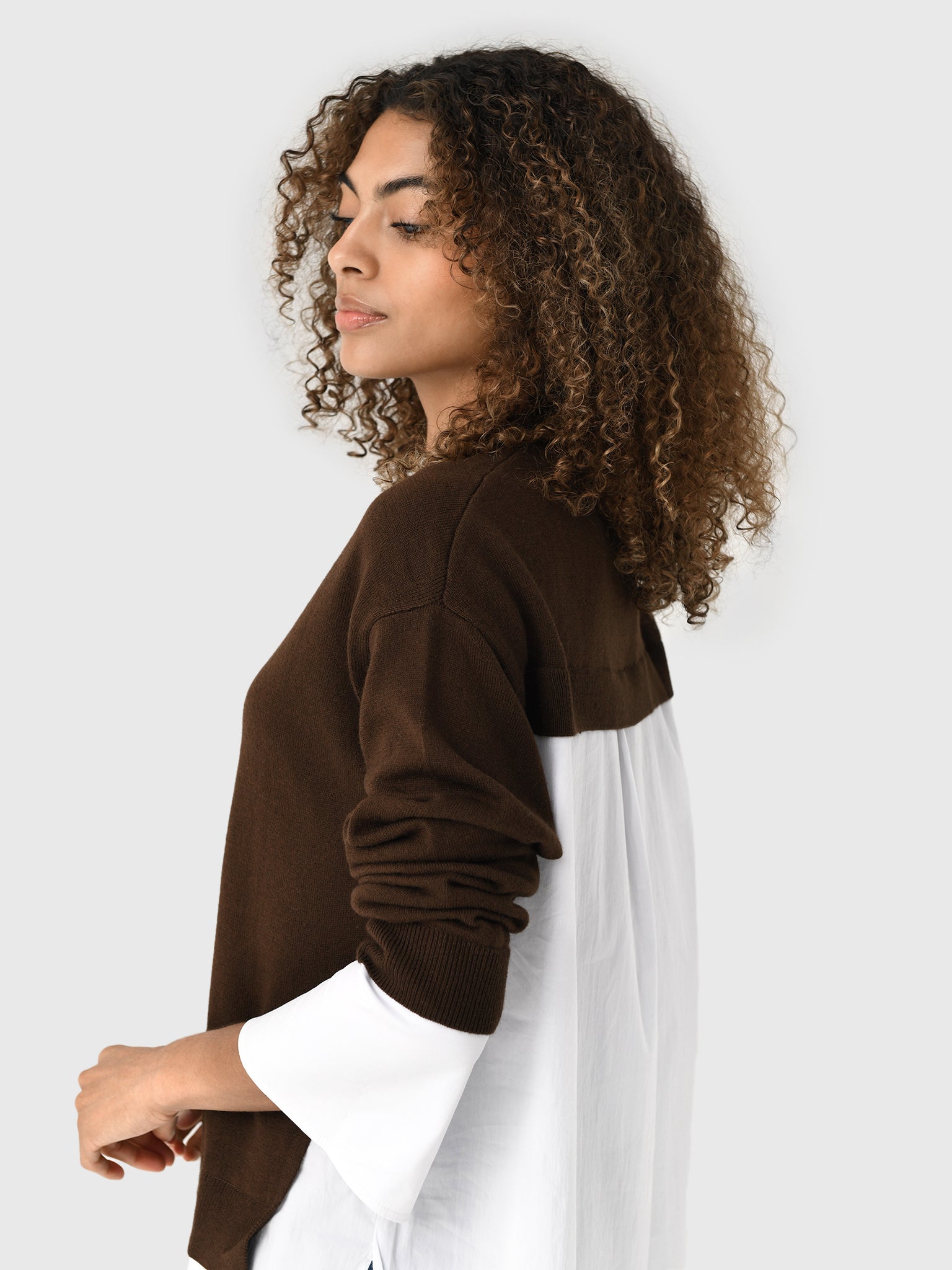 Simon Miller Women's Pip Poplin Combo Sweater – Saint Bernard
