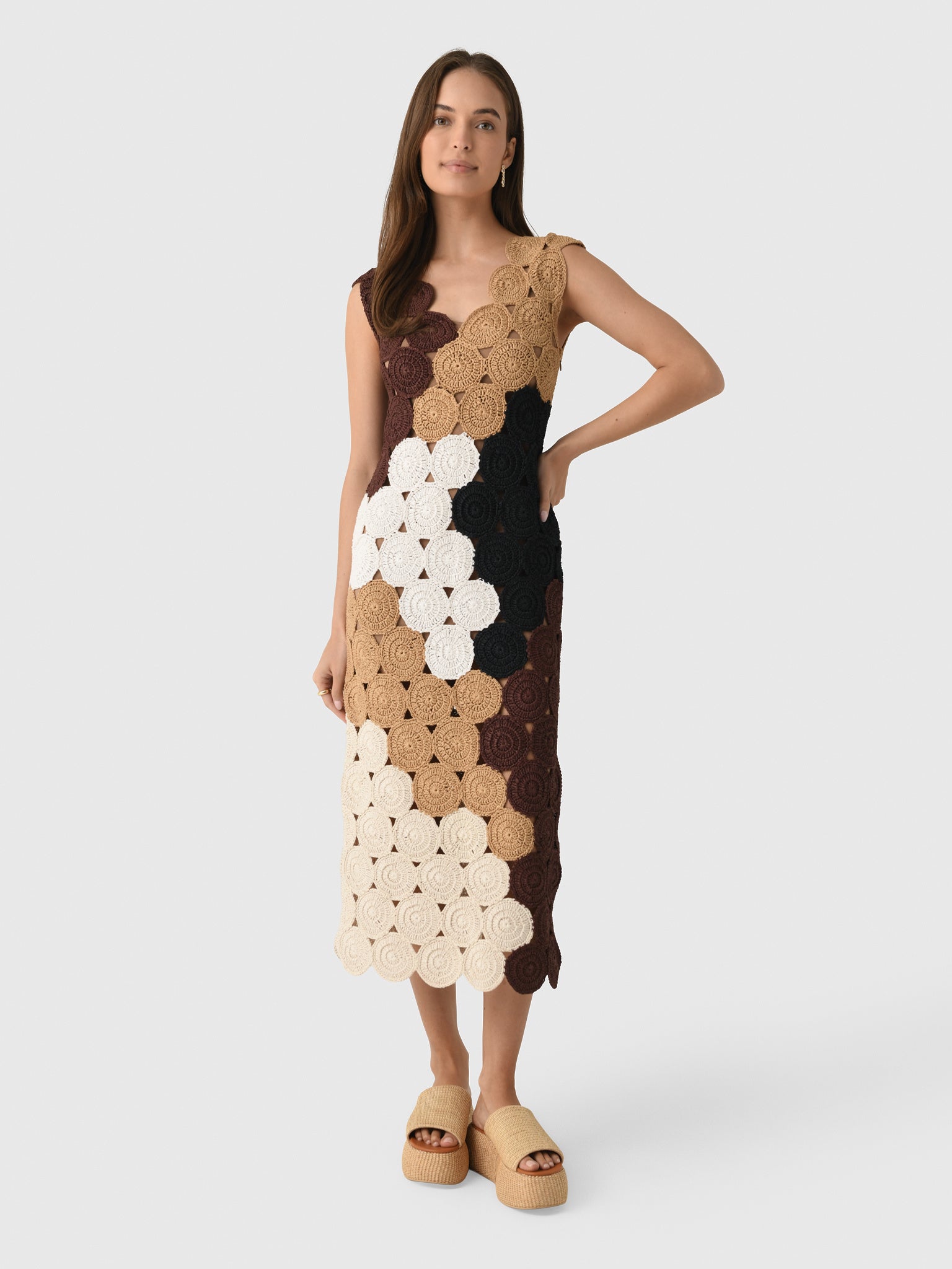 Simon Miller Women's Muro Crochet Dress - Saint Bernard