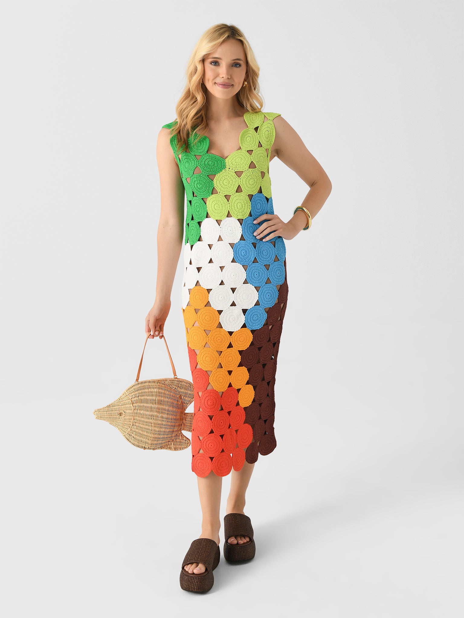 Simon Miller Women's Muro Crochet Dress - Saint Bernard