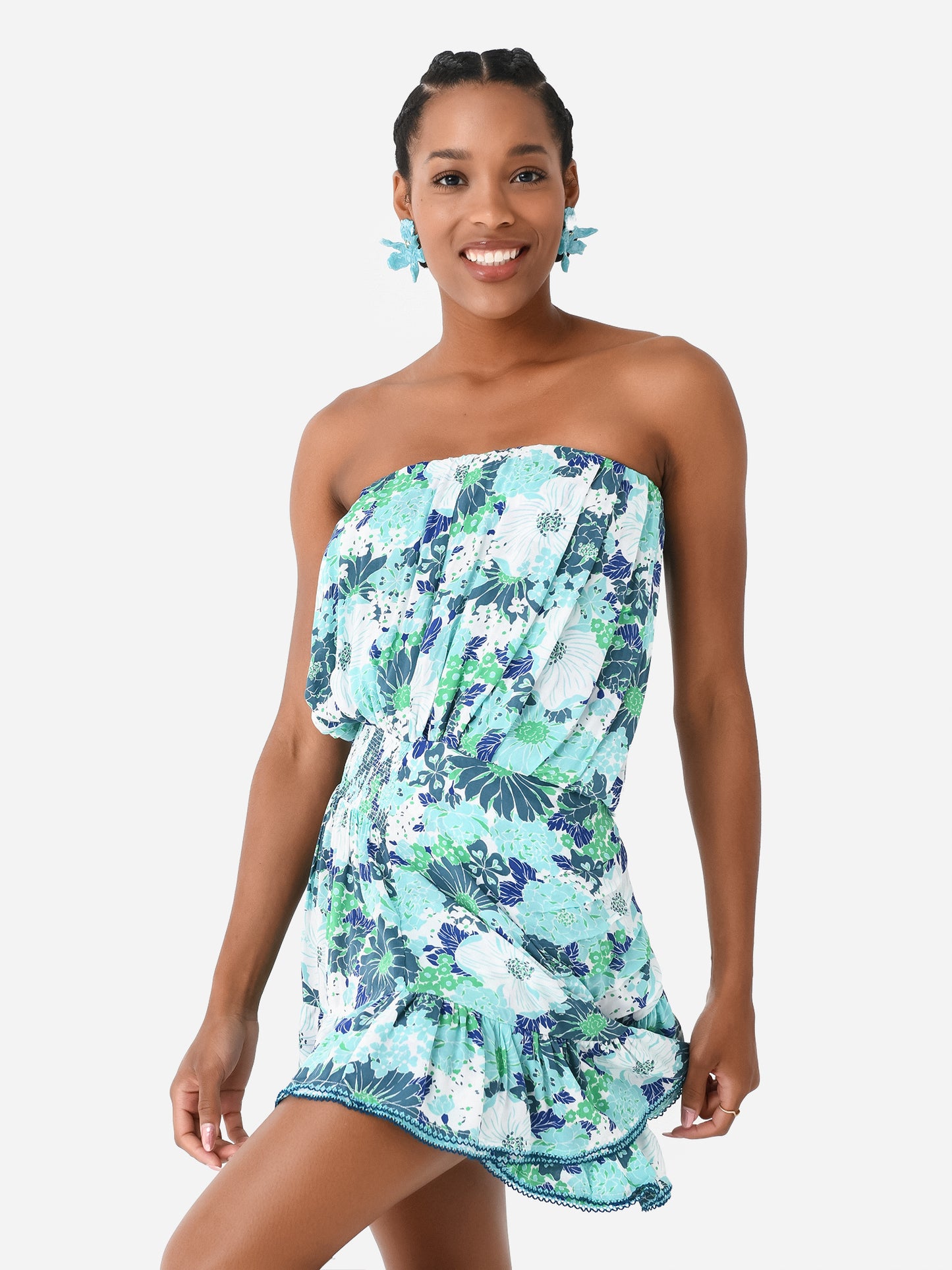 Poupette St Barth Women's Ambra Bandeau Dress - Saint Bernard