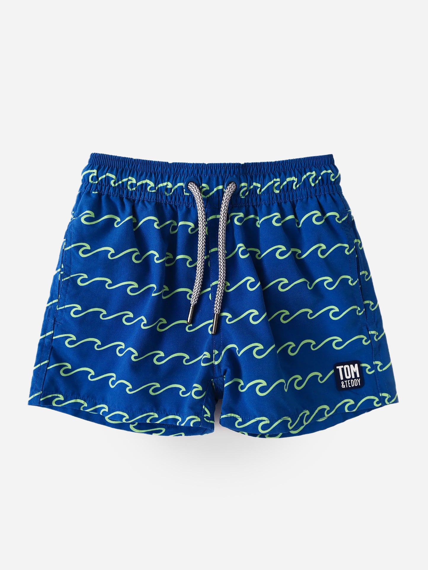 Tom + Teddy Boys' Waves Swim Trunk - Saint Bernard
