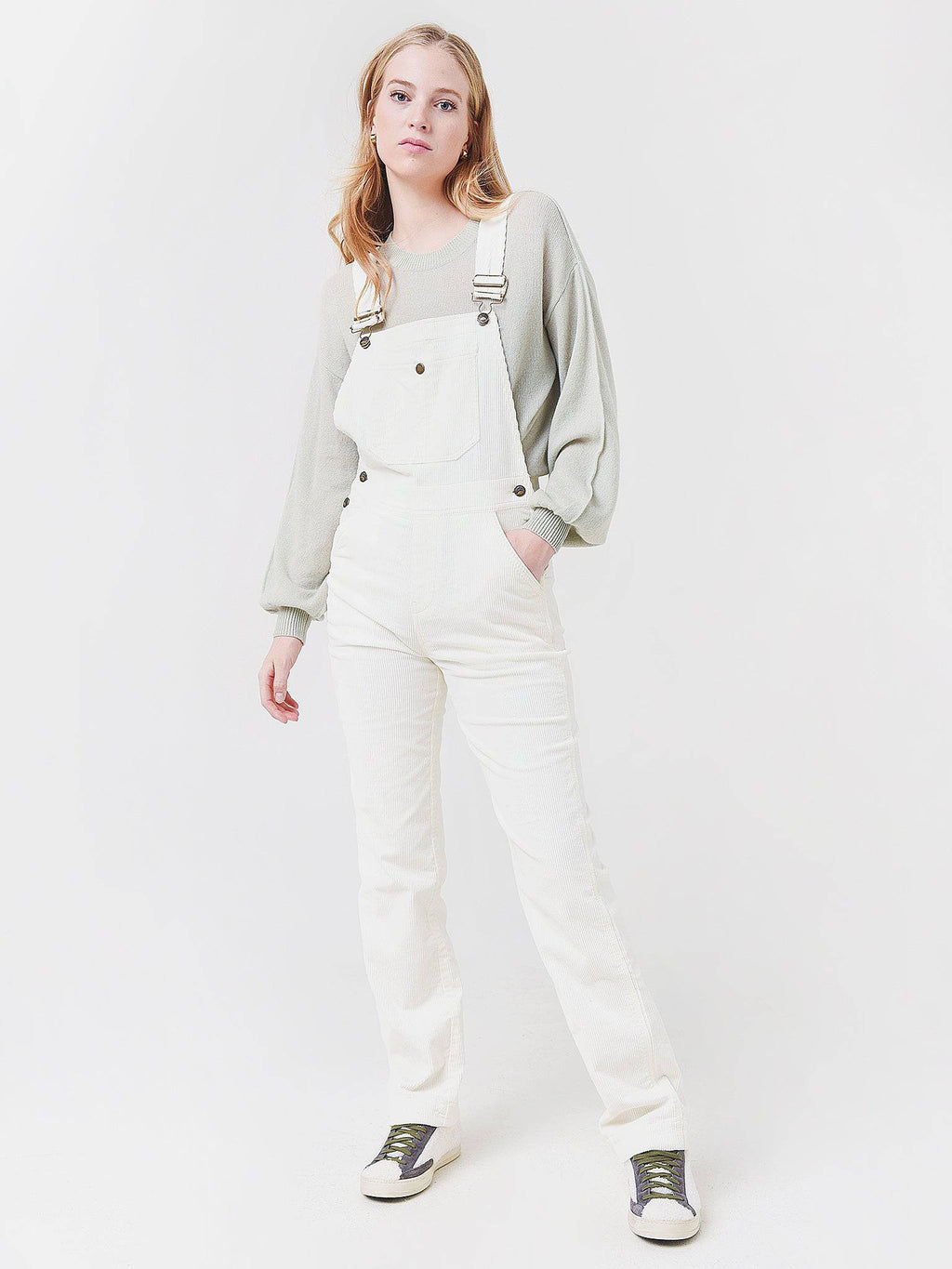Faherty Brand Women's Walker Cord Overall - Saint Bernard