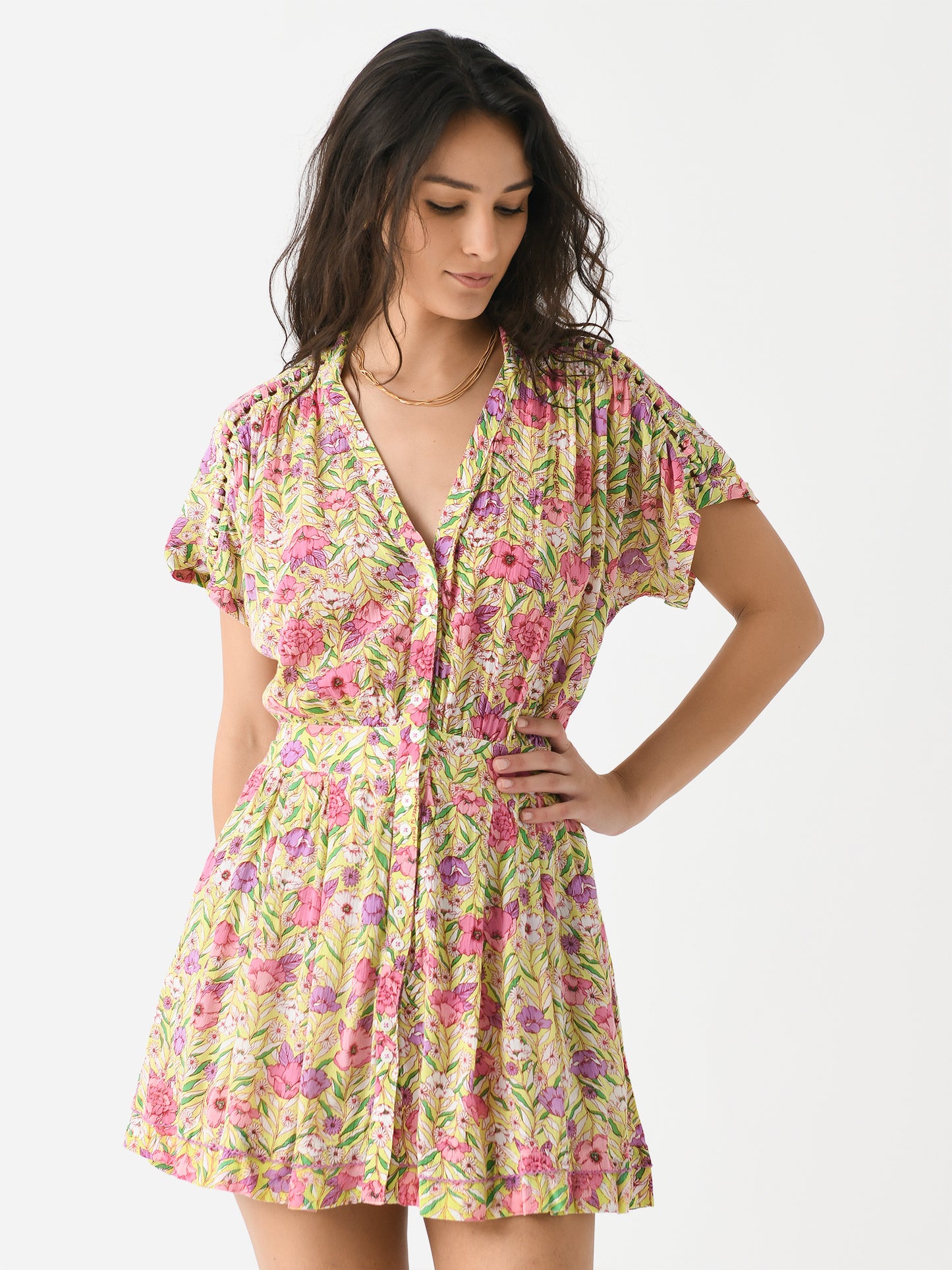 Poupette St Barth Women's Bora Short Jumpsuit - Saint Bernard