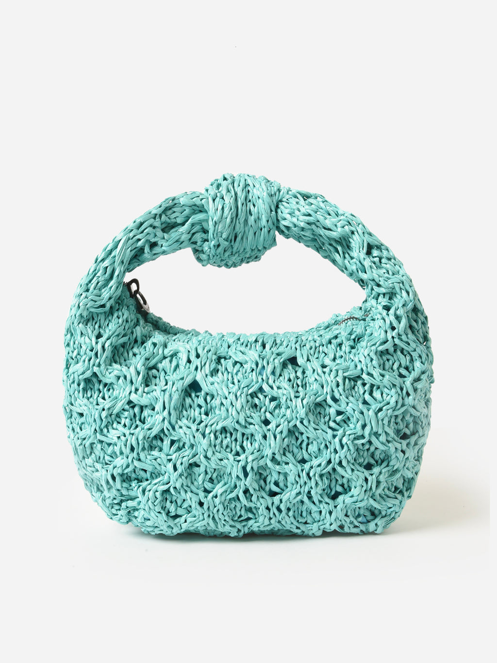 Maria La Rosa Mini Datolite Raphia Knitted Bag - Saint Bernard