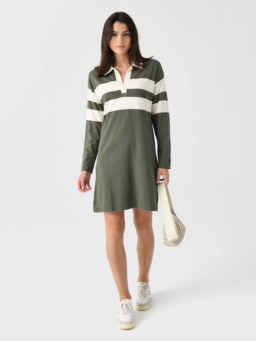 Faherty Brand Women's Sport Jersey Polo Dress