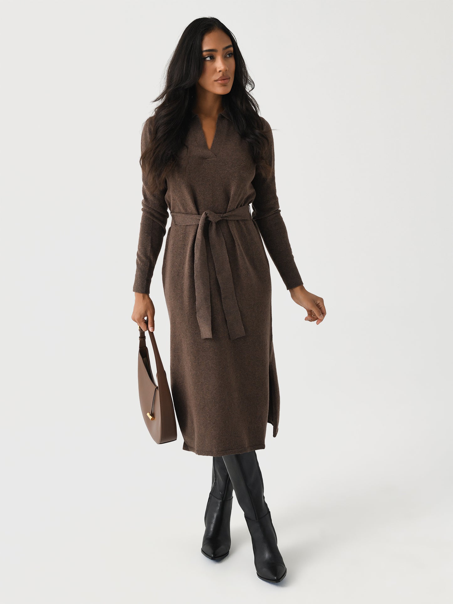 Faherty Brand Women's Jackson Sweater Dress - Saint Bernard